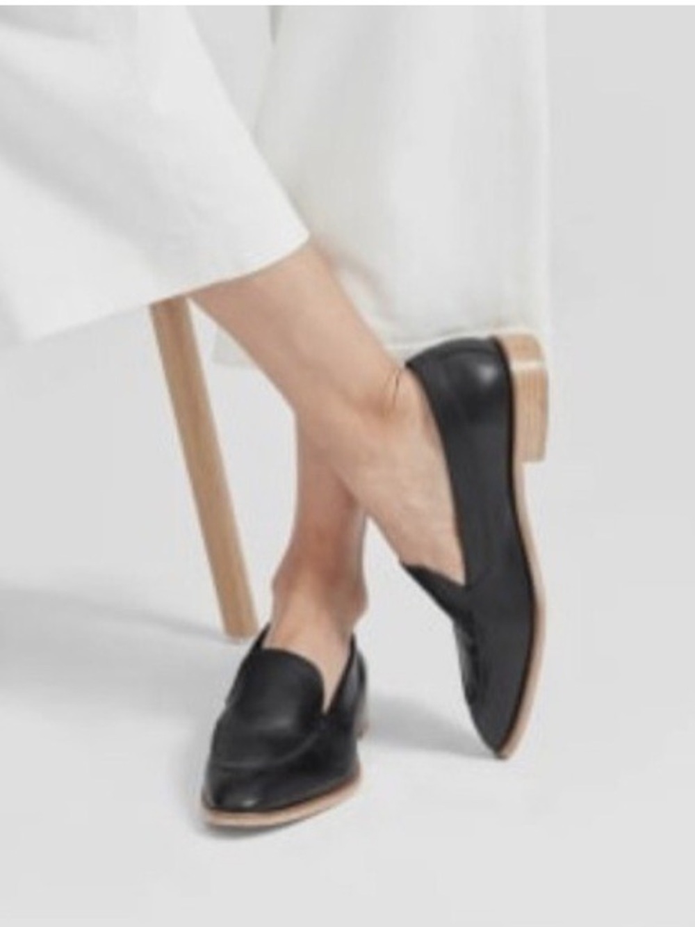 Everlane The Modern Classic Black Leather Loafers - Picture 8 of 9